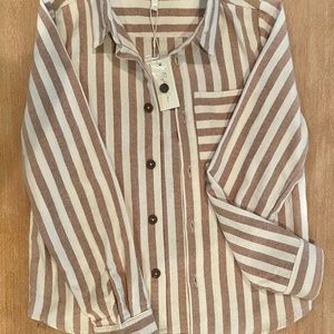 Rylee & Cru Striped Polo